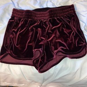 Velvet feeling shorts